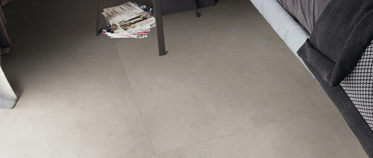60x60 porcelain tiles in a modern bedroom, showing a clean and durable flooring solution at a competitive price