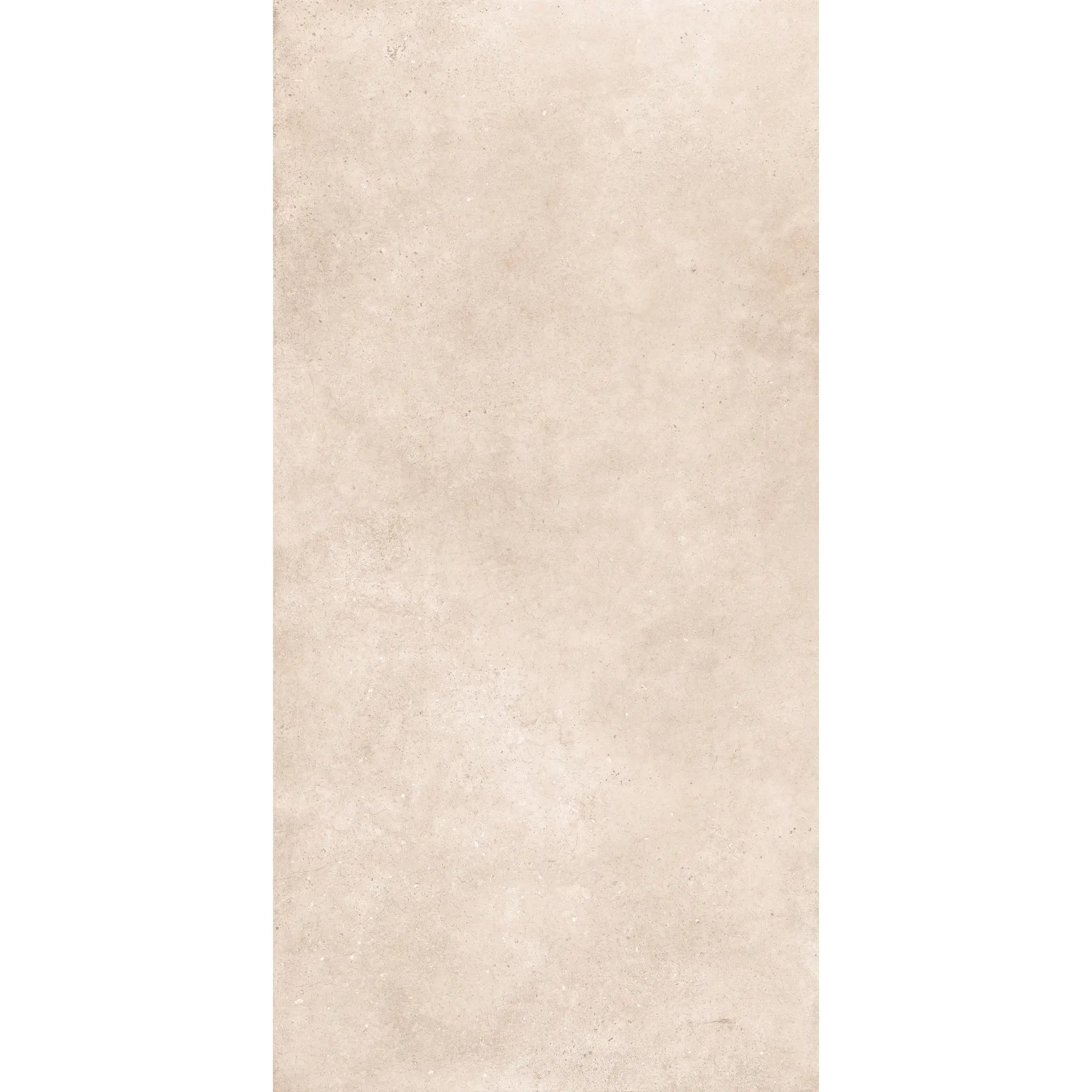 Beige concrete-effect porcelain rectangular tile, Continental Sand 1.