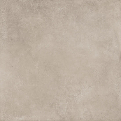 Beige concrete-effect porcelain tile 1.