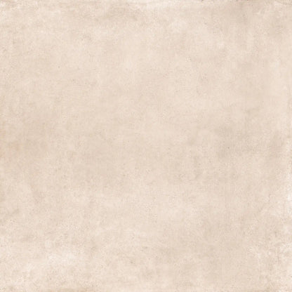 Beige concrete-effect porcelain tile, Continental Sand 1.