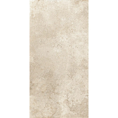 Beige stone effect porcelain tile in rectangular format – Colosseo Panna