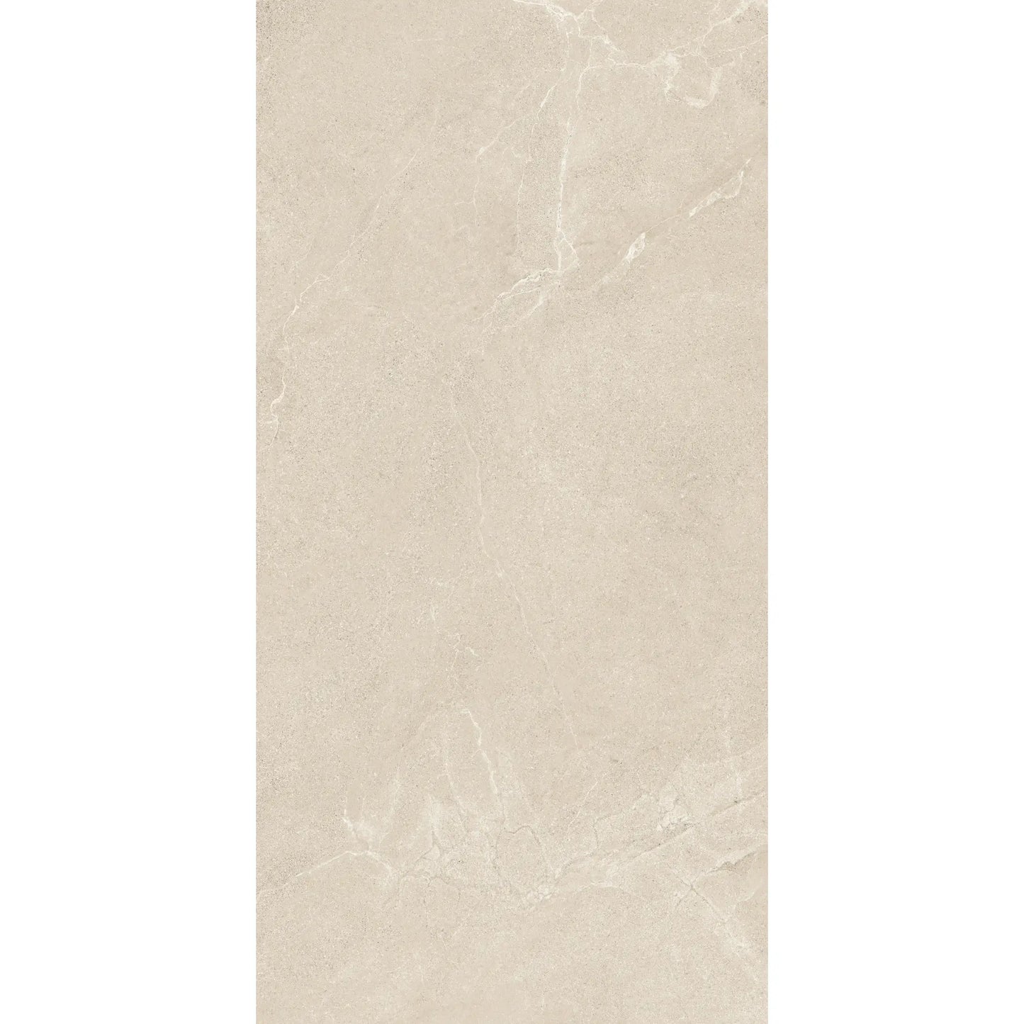Beige stone effect rectangular porcelain tile, Cortina Stone Sabbia