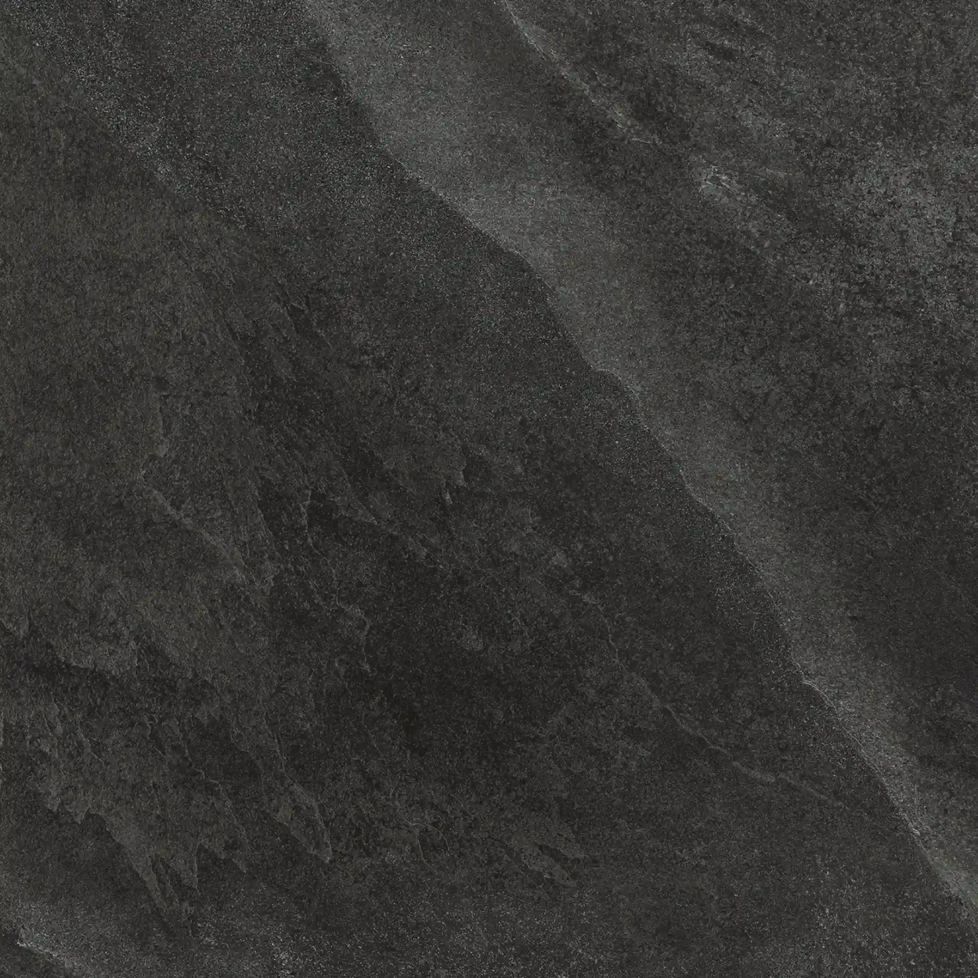Black stone effect porcelain tile – Slash Anthracite