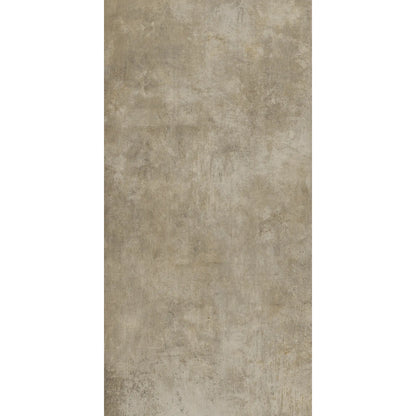 Brown concrete effect rectangular porcelain floor tile, My S'Tile My Camel