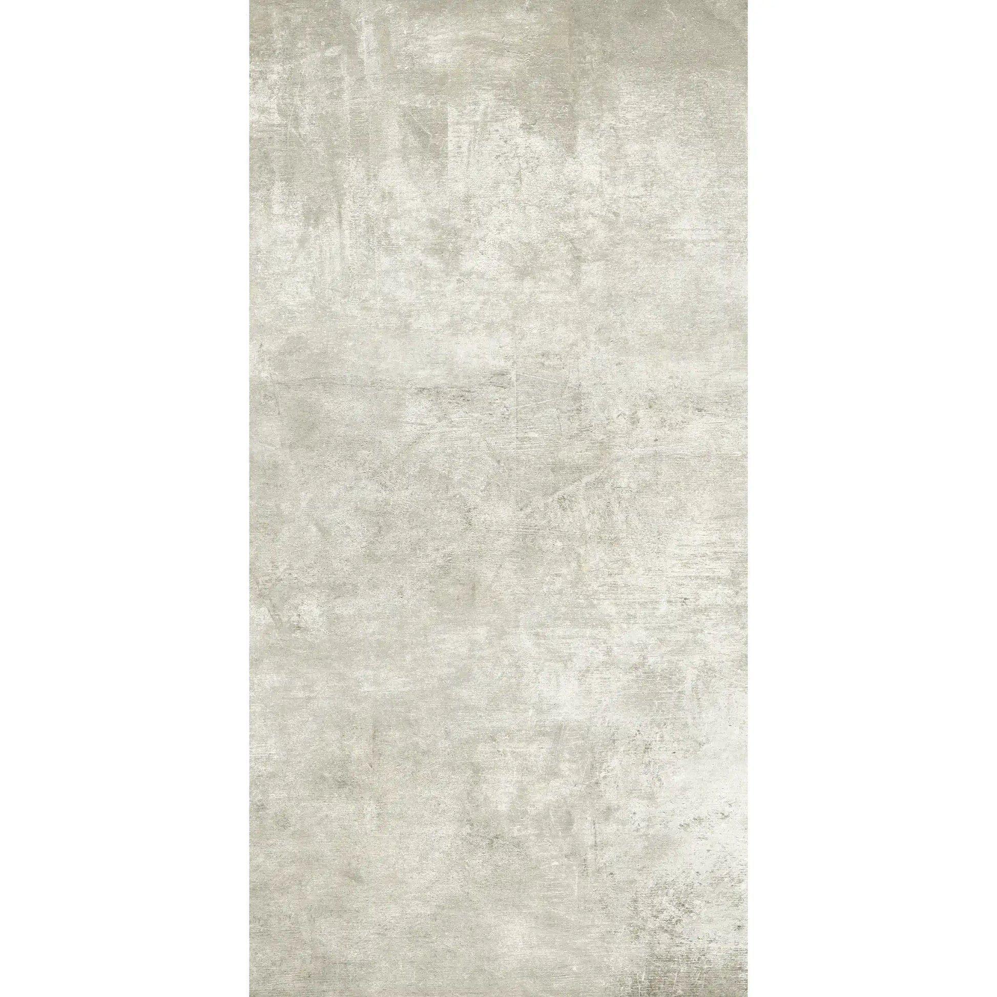White concrete-effect porcelain tile in rectangular format – my s’tile my white