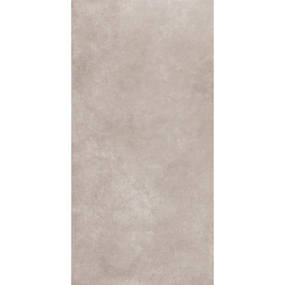 Grey concrete-effect porcelain stoneware surface, Continental Smoke 1.