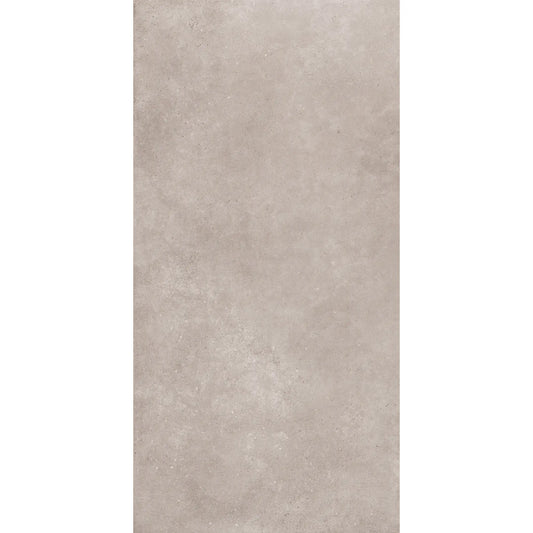 Grey concrete-effect porcelain stoneware surface, Continental Smoke 1.