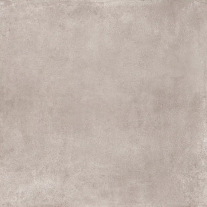 Grey concrete-effect porcelain tile, Continental Smoke 1.