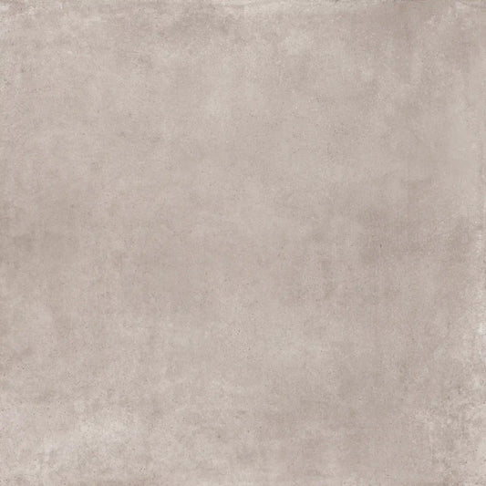 Grey concrete-effect porcelain tile, Continental Smoke 1.