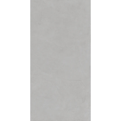 Grey concrete-effect porcelain tile, rectangular format – Le Resine Grigio 1.