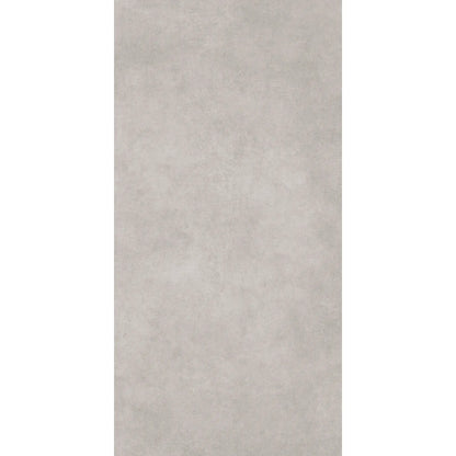 Grey concrete effect rectangular porcelain tile, series Magnum Grey.