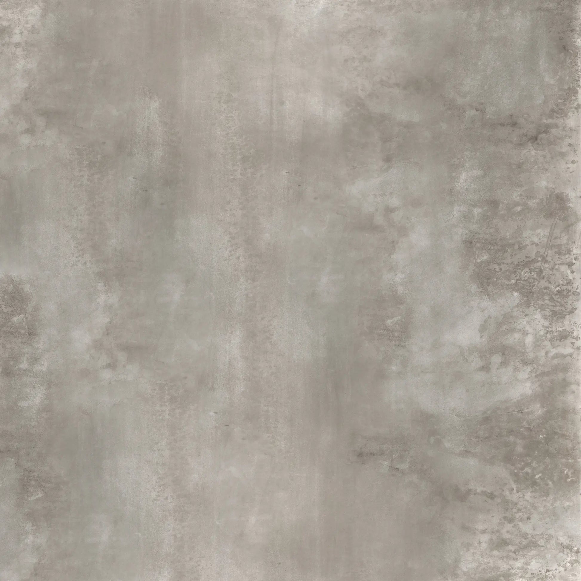 Grey metal effect porcelain tile with contemporary industrial look, Le Leghe Platino