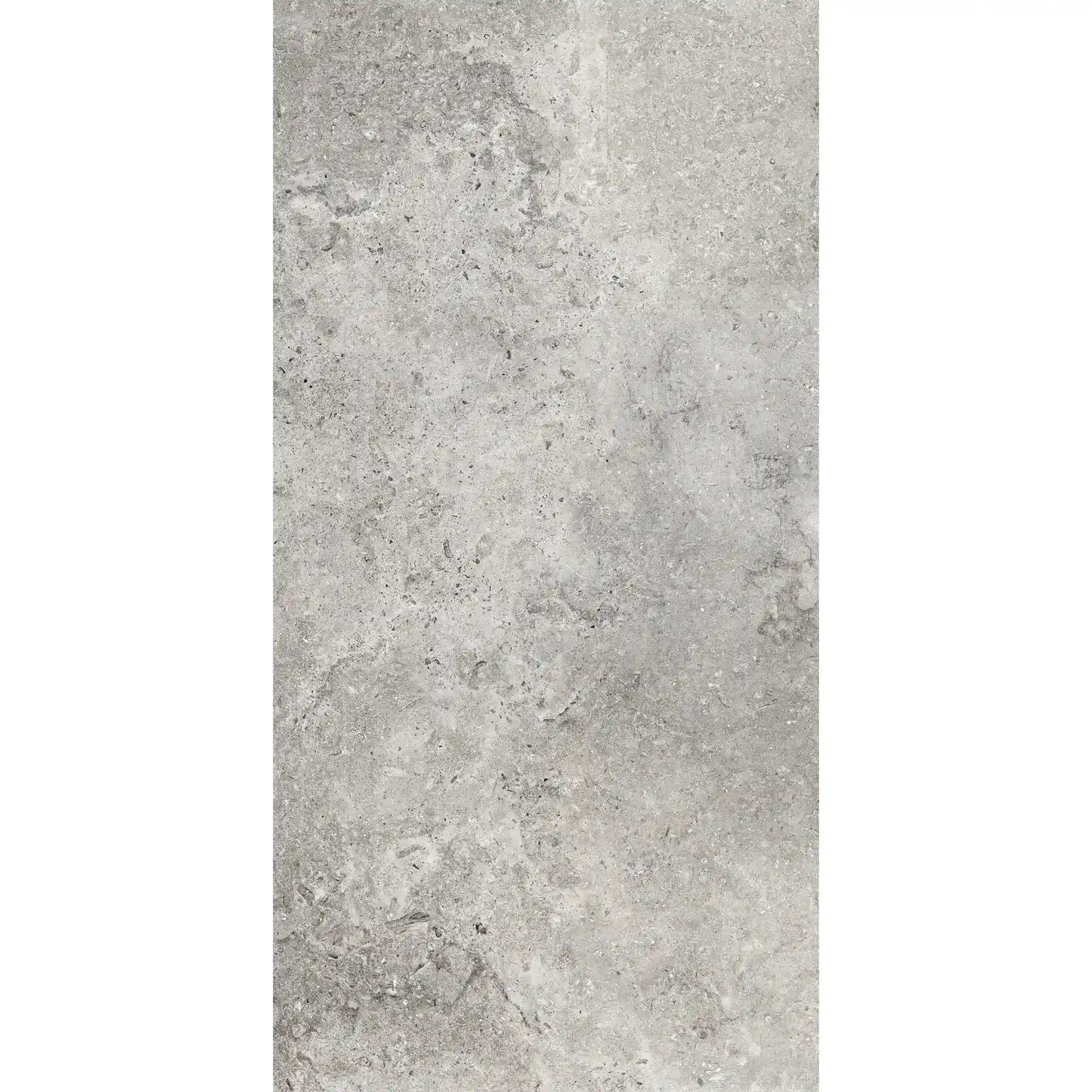 Grey stone effect reporcelain tile in rectangular format, Colosseo Grigio