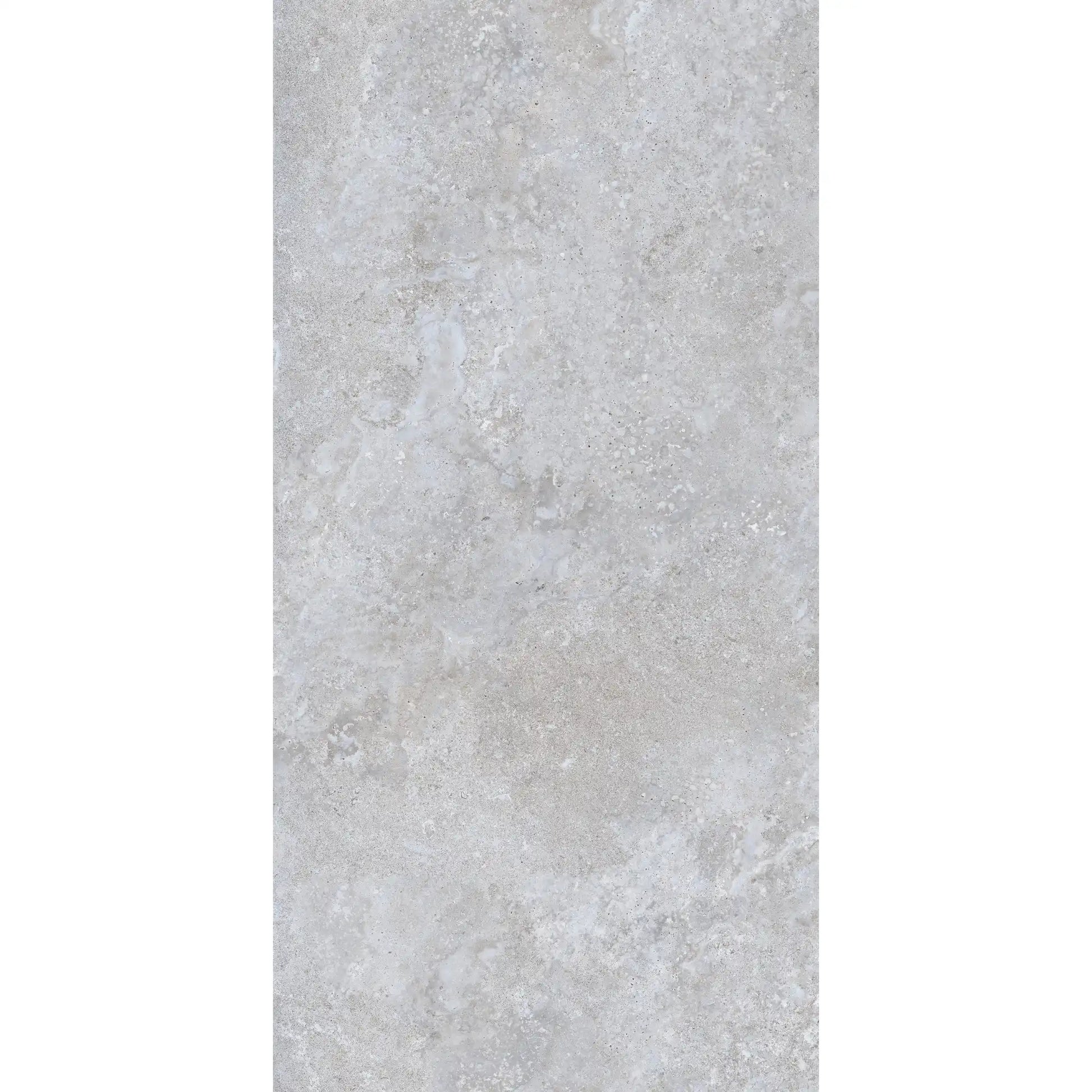 Grey stone effect porcelain tile with detailed stone veining, Dolomia Stone Grey