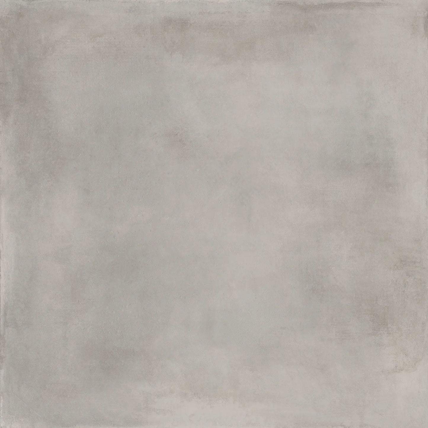 Light grey concrete effect square porcelain tile, Caementum Pulvis