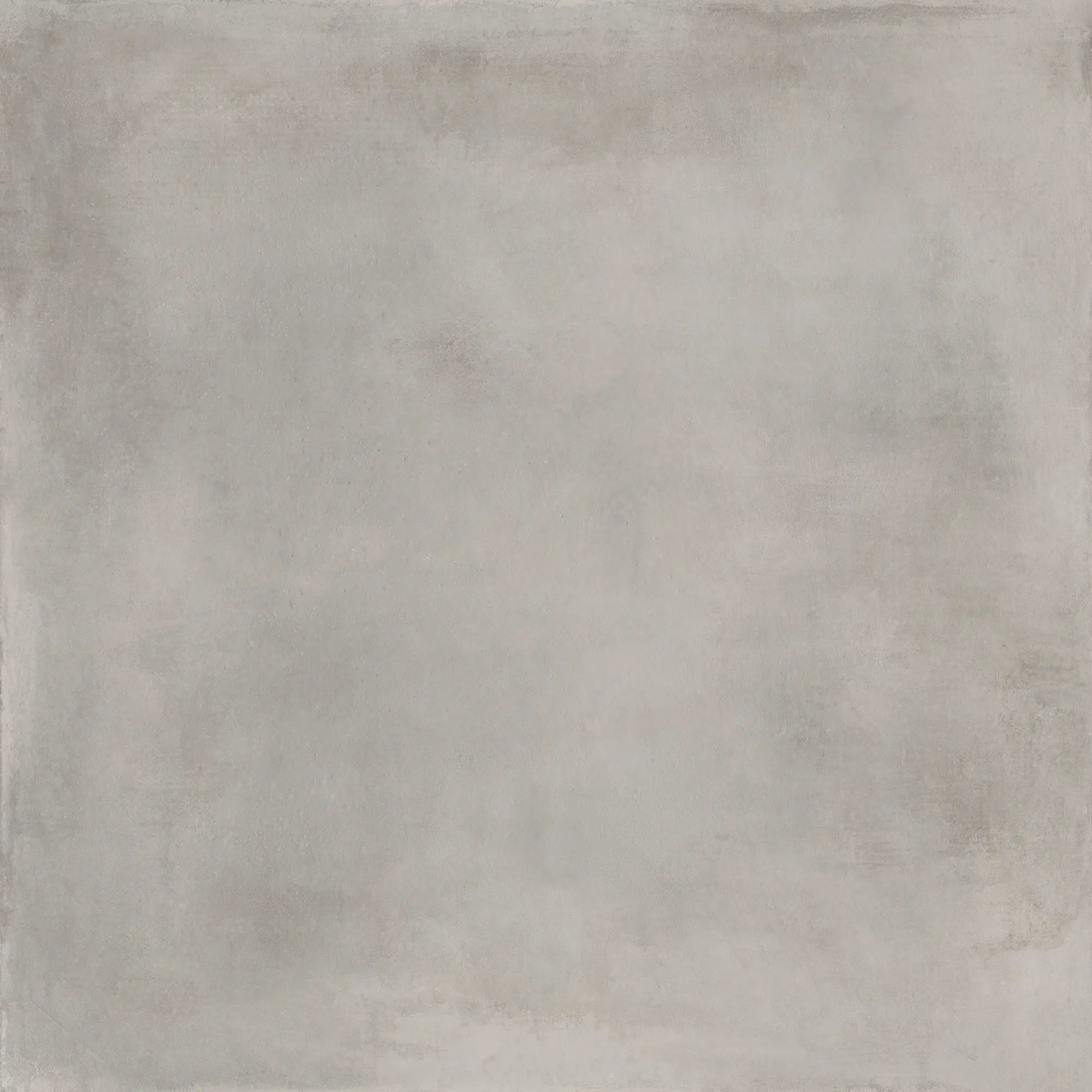 Light grey concrete effect square porcelain tile, Caementum Pulvis