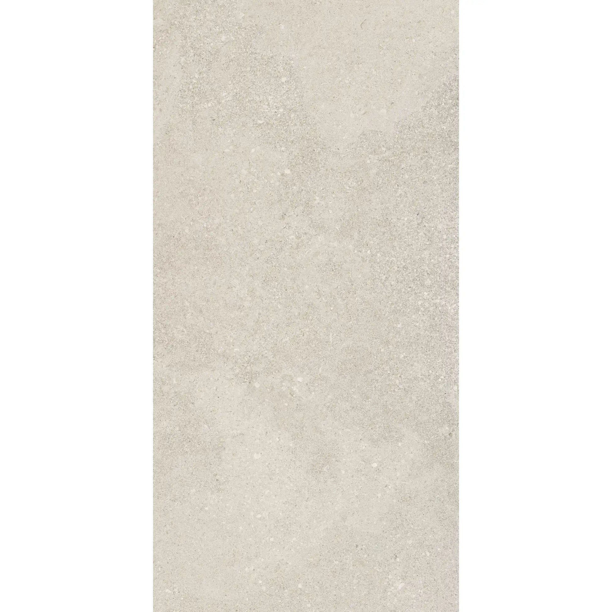Light grey stone effect porcelain tile in rectangular format, Eterea Perla