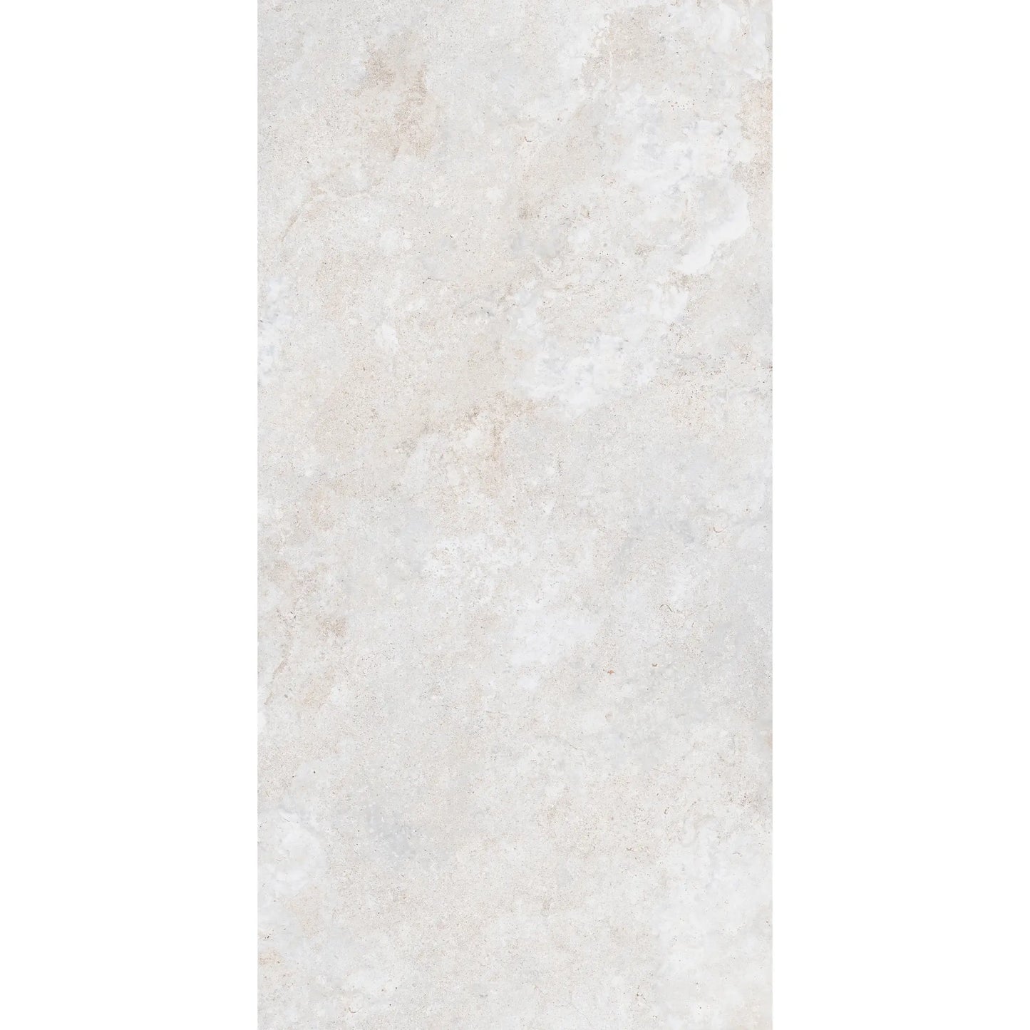 Light stone effect rectangular porcelain tile with natural veining, dolomia stone white