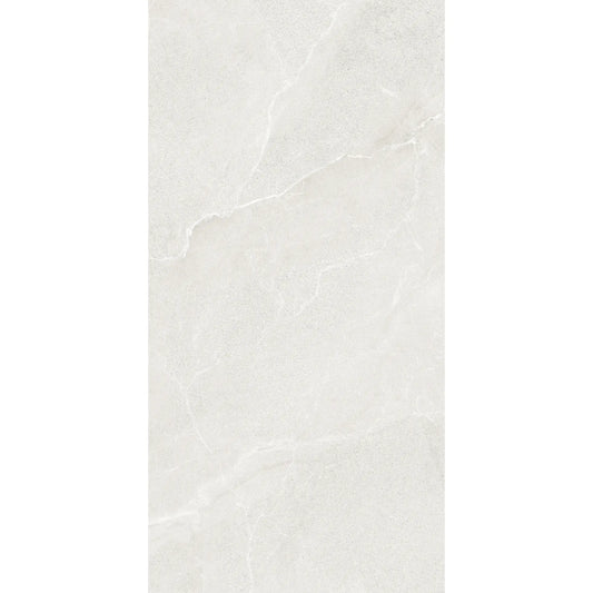 Stone effect rectangular porcelain tile in ivory finish – Cortina Stone Avorio