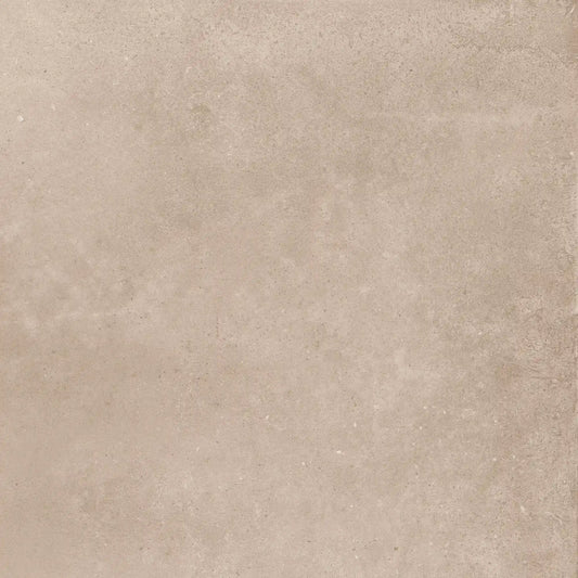 Taupe concrete-effect porcelain tile surface, Continental Taupe 1.