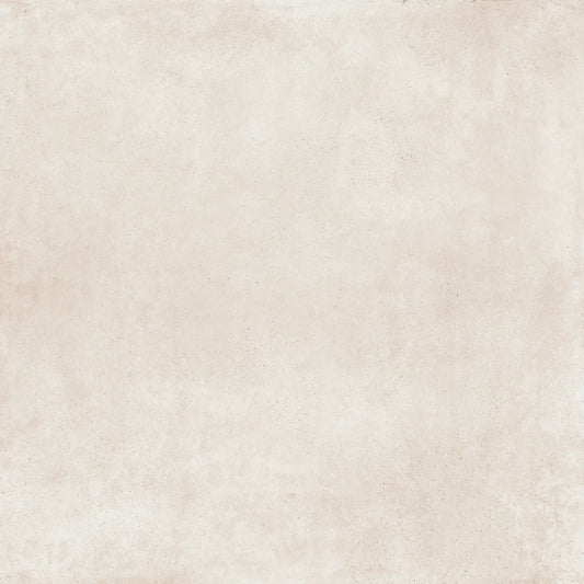 White concrete-effect porcelain stoneware surface, Continental White 1.