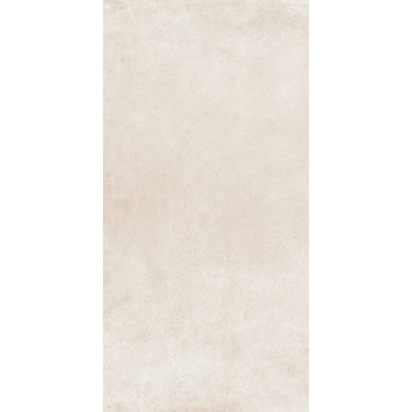White concrete-effect porcelain tile, Continental White 1.