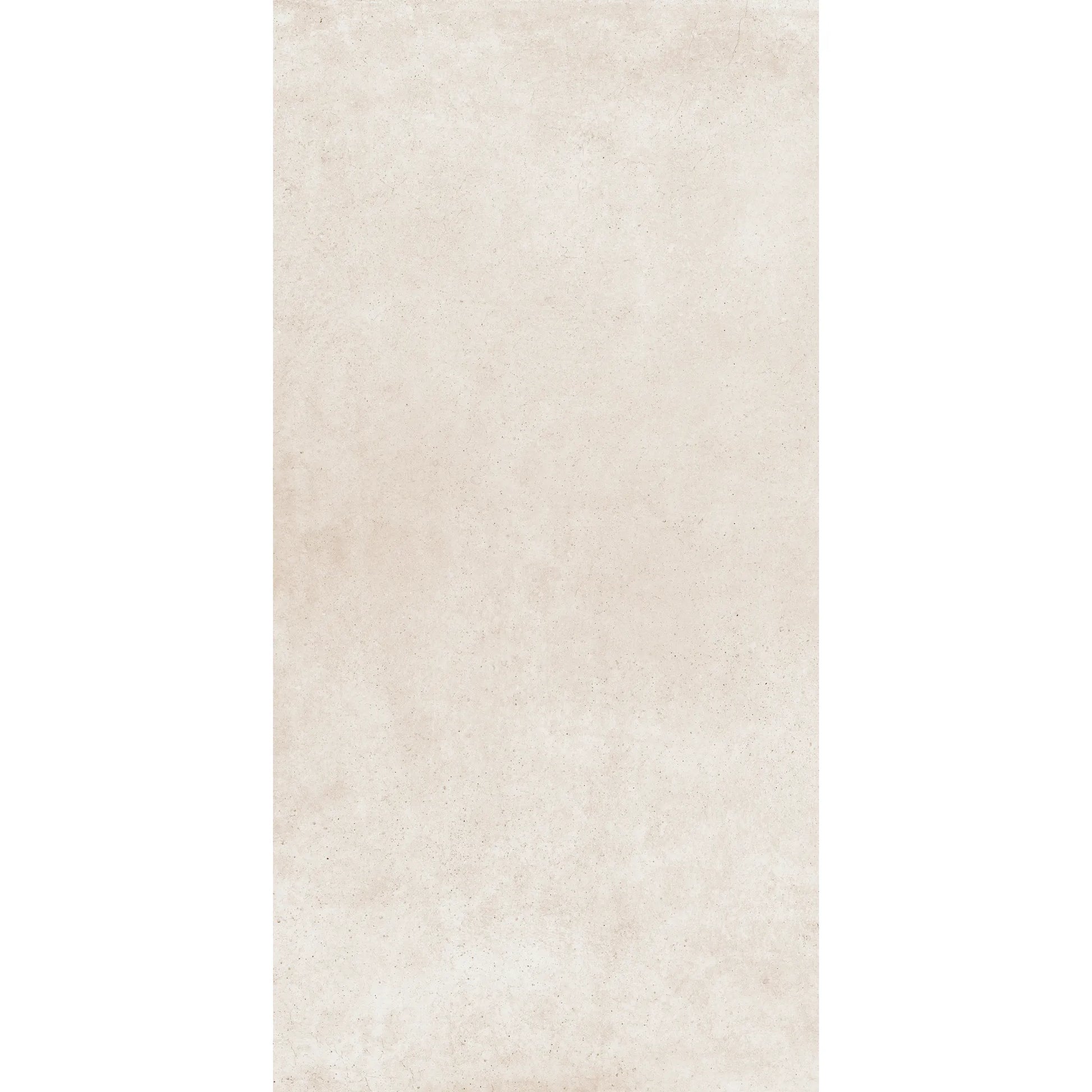 White concrete-effect porcelain tile, Continental White 1.