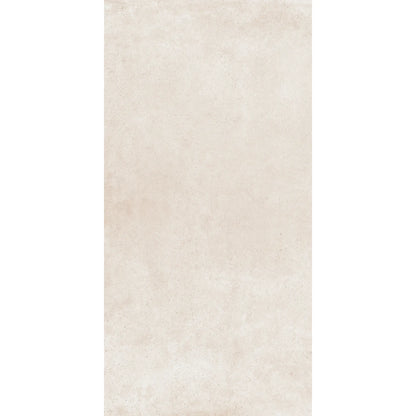 White concrete-effect porcelain tile, Continental White 1.