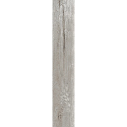 Grey oak wood-effect porcelain tile plank showing natural grain and subtle weathered texture – North Wind Grey