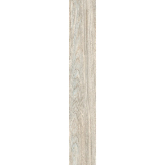Light oak wood-effect porcelain tile plank showing natural grain and subtle warm tones - Skyline Native