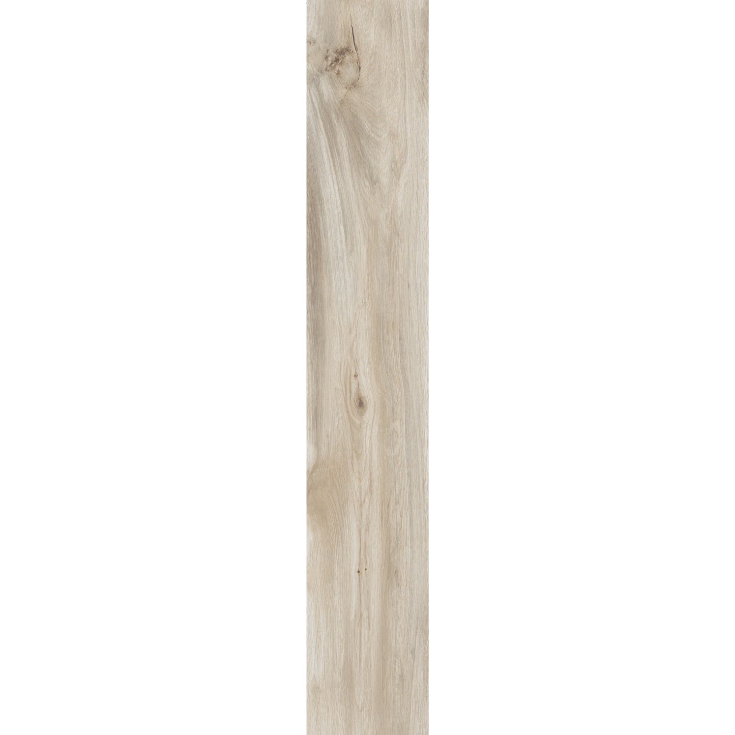 Light wood-effect porcelain tile plank with subtle grain and natural texture – Natura Magnolia