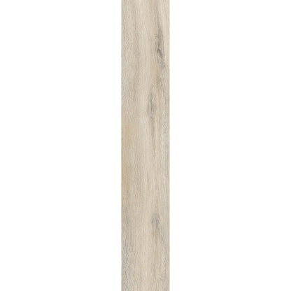 Light oak wood-effect porcelain plank with natural grain variation and matte texture - Firenze Sbiancato